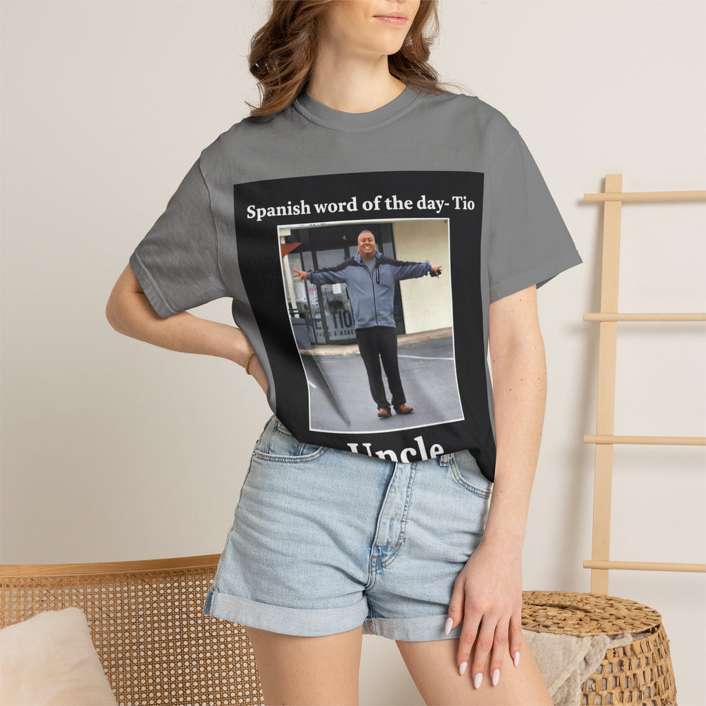 Uncle T-Shirt — 'Spanish word of the day - Tio' Funny Family Tee