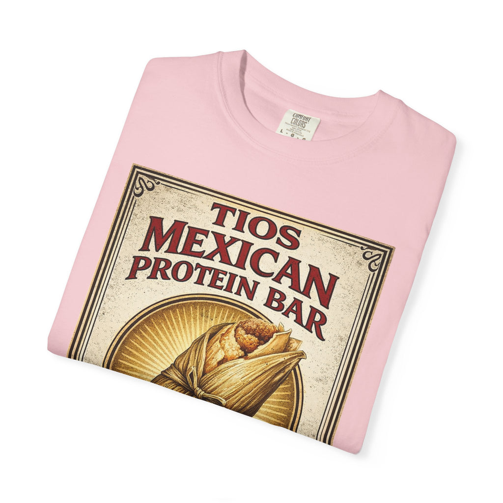 T-Shirt — "Tios Mexican Protein Bar" Vintage Tamale Design