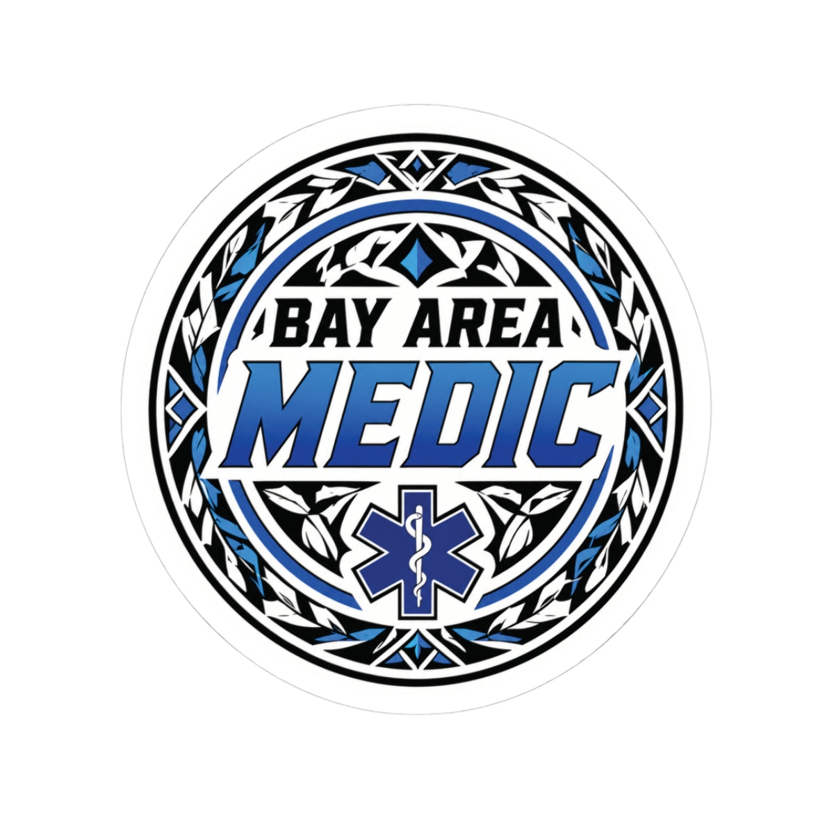 Bay Area Medic Kiss-Cut Sticker — EMS Star of Life Emergency Responder Decal