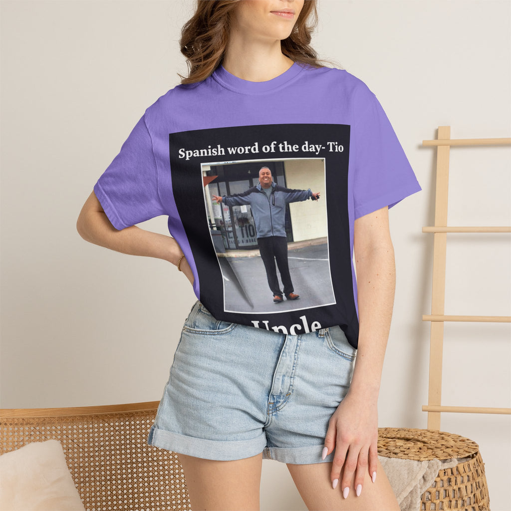 Uncle T-Shirt — 'Spanish word of the day - Tio' Funny Family Tee