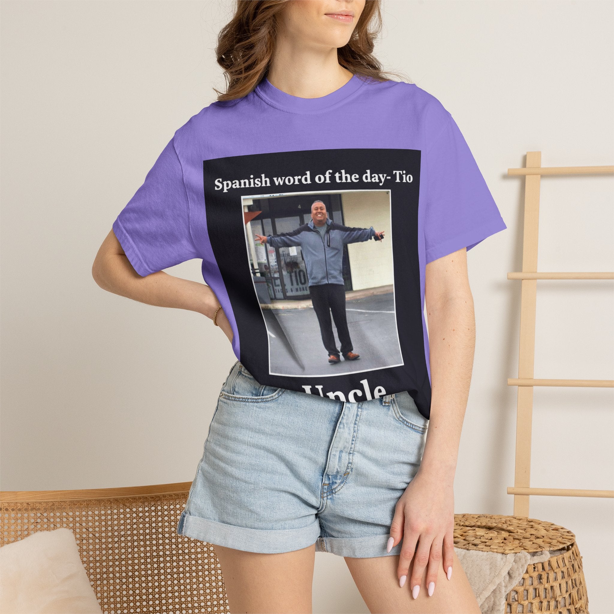 Uncle T-Shirt — 'Spanish word of the day - Tio' Funny Family Tee