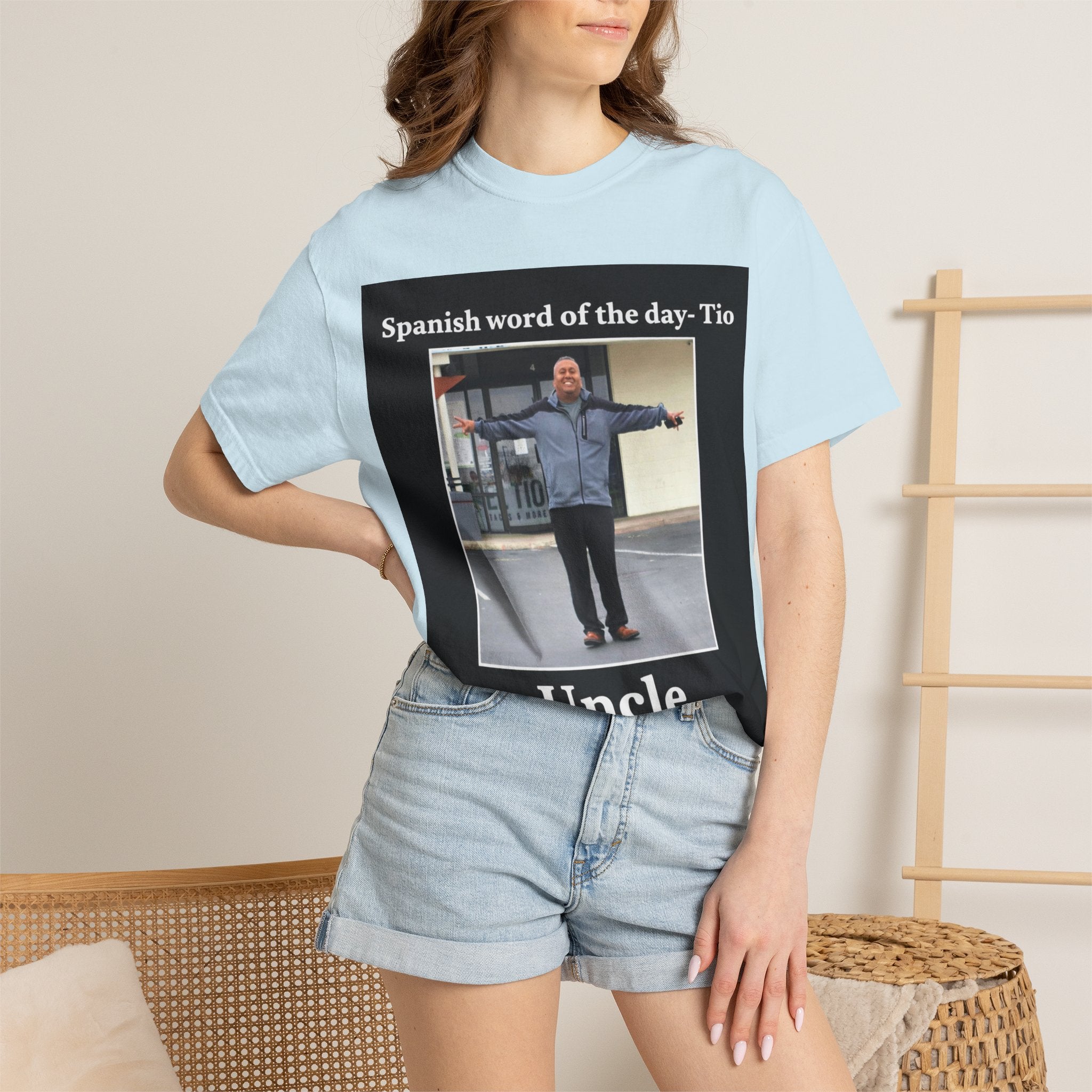 Uncle T-Shirt — 'Spanish word of the day - Tio' Funny Family Tee