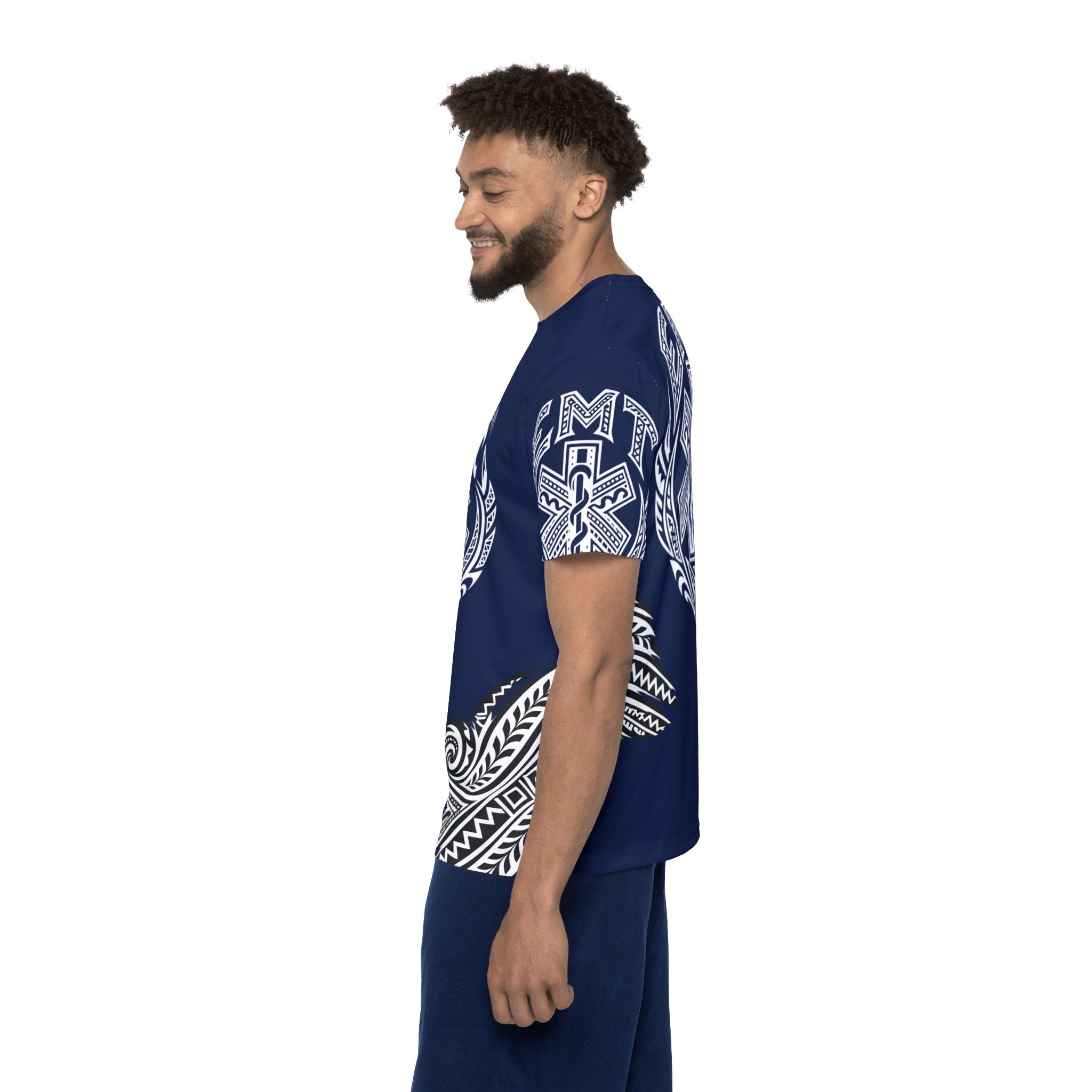 Bay Area Medic EMT Tribal Sport Jersey — All-Over-Print EMS Tee