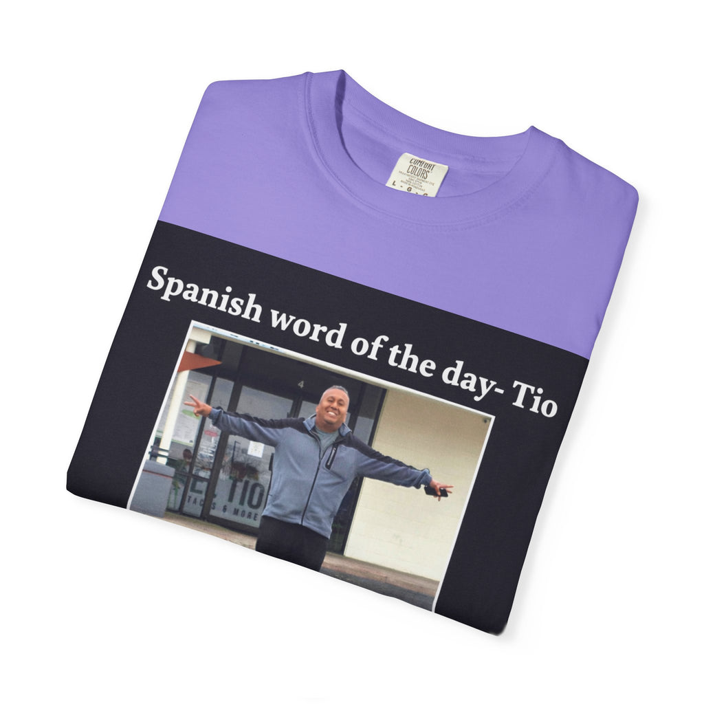Uncle T-Shirt — 'Spanish word of the day - Tio' Funny Family Tee