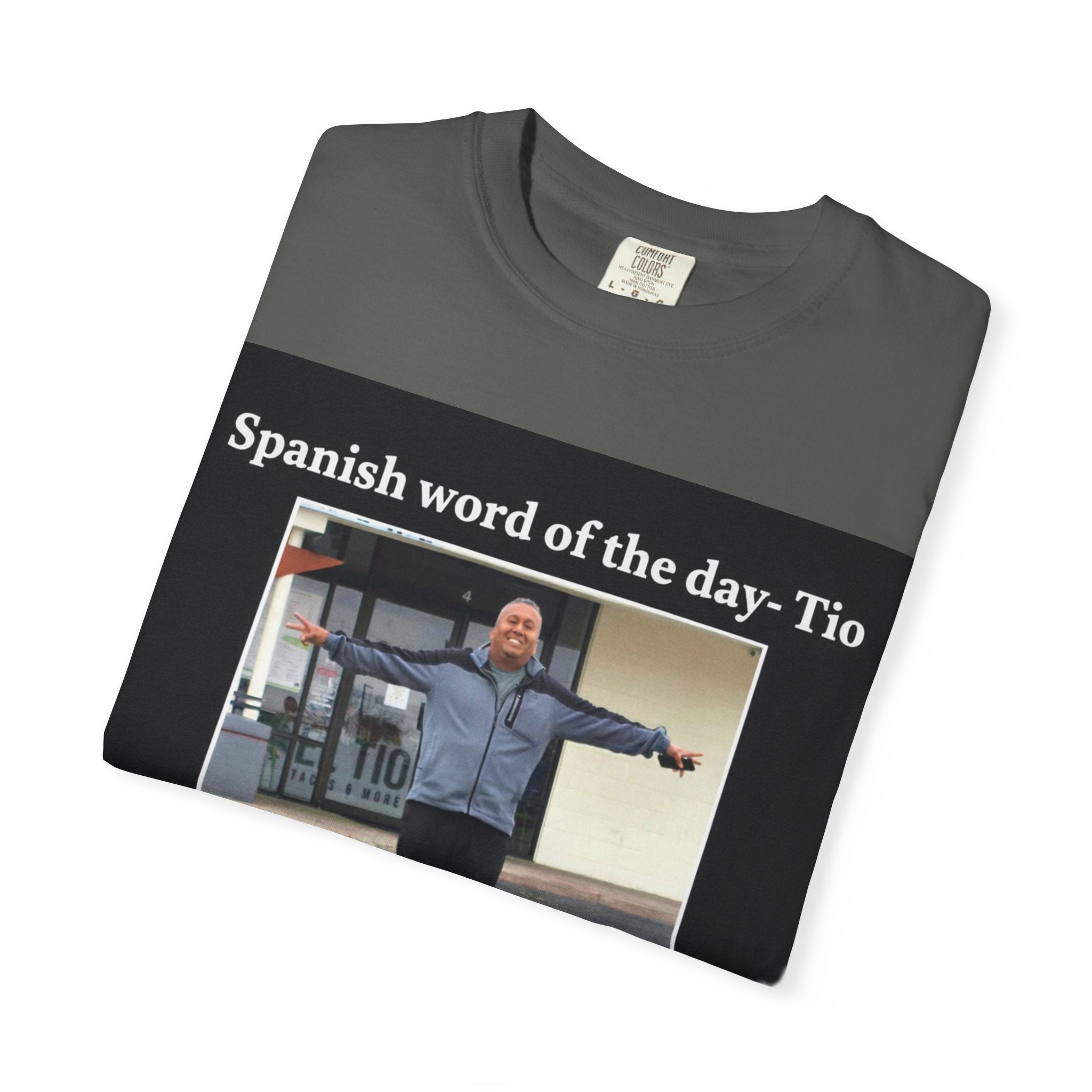 Uncle T-Shirt — 'Spanish word of the day - Tio' Funny Family Tee