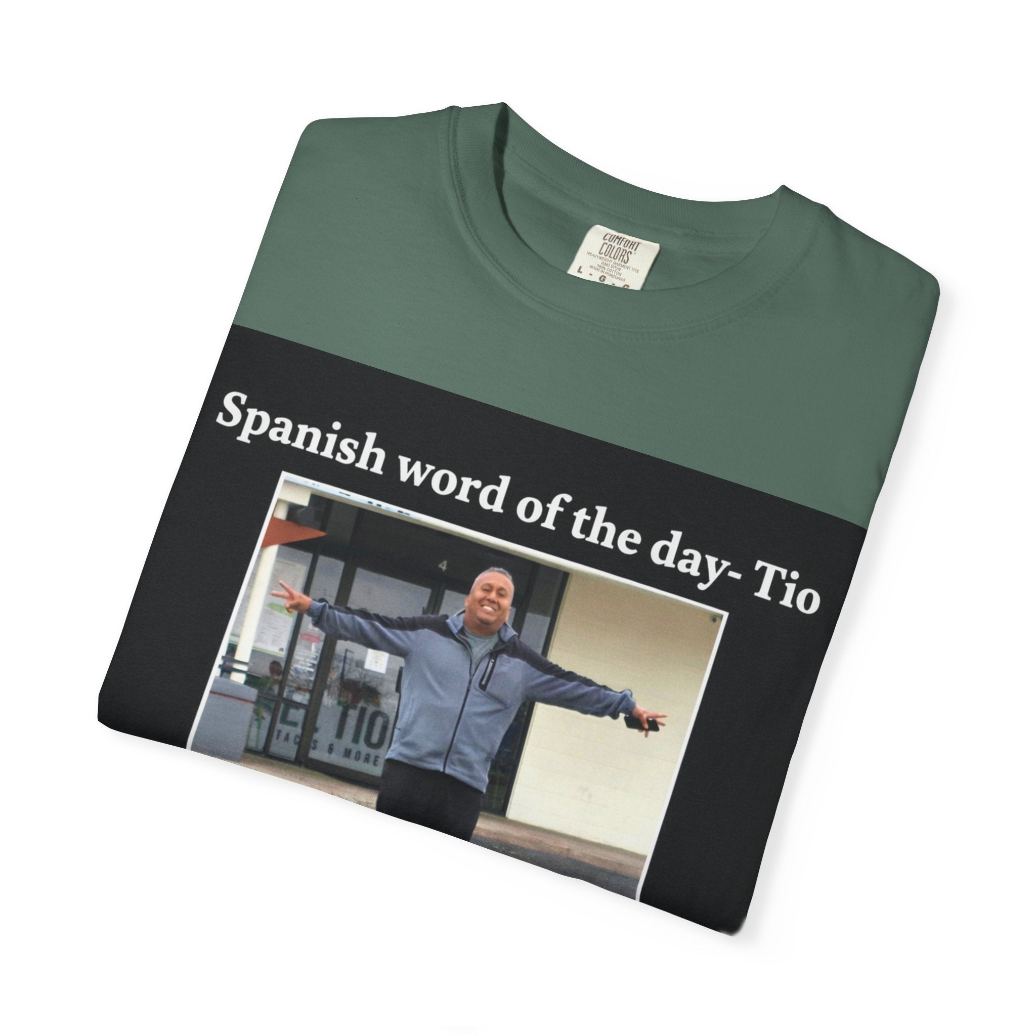 Uncle T-Shirt — 'Spanish word of the day - Tio' Funny Family Tee