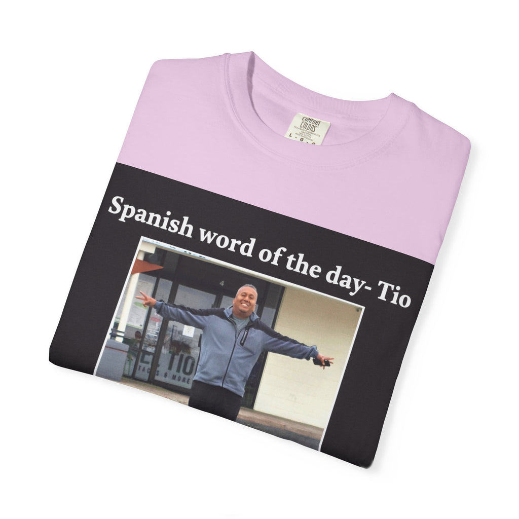 Uncle T-Shirt — 'Spanish word of the day - Tio' Funny Family Tee