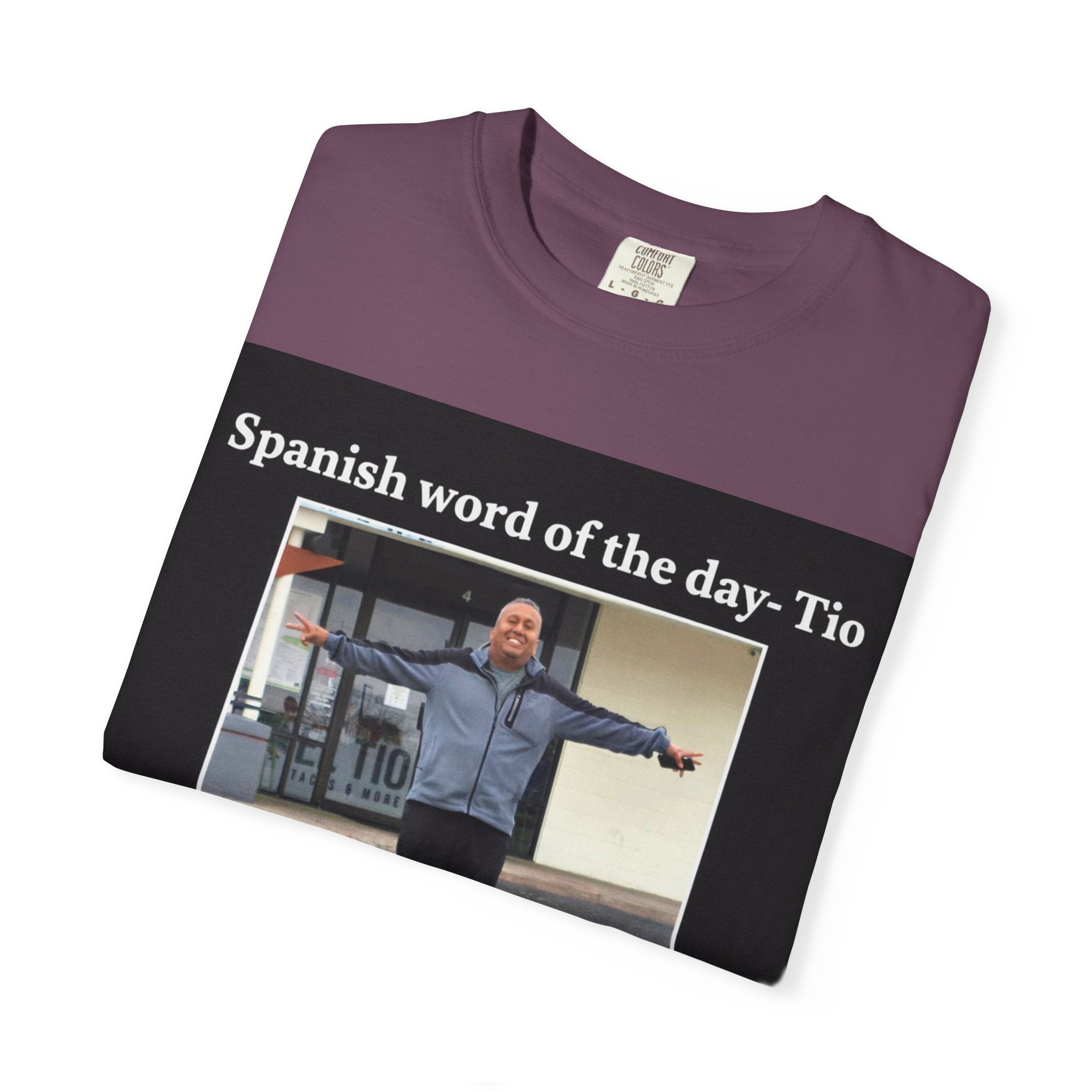 Uncle T-Shirt — 'Spanish word of the day - Tio' Funny Family Tee