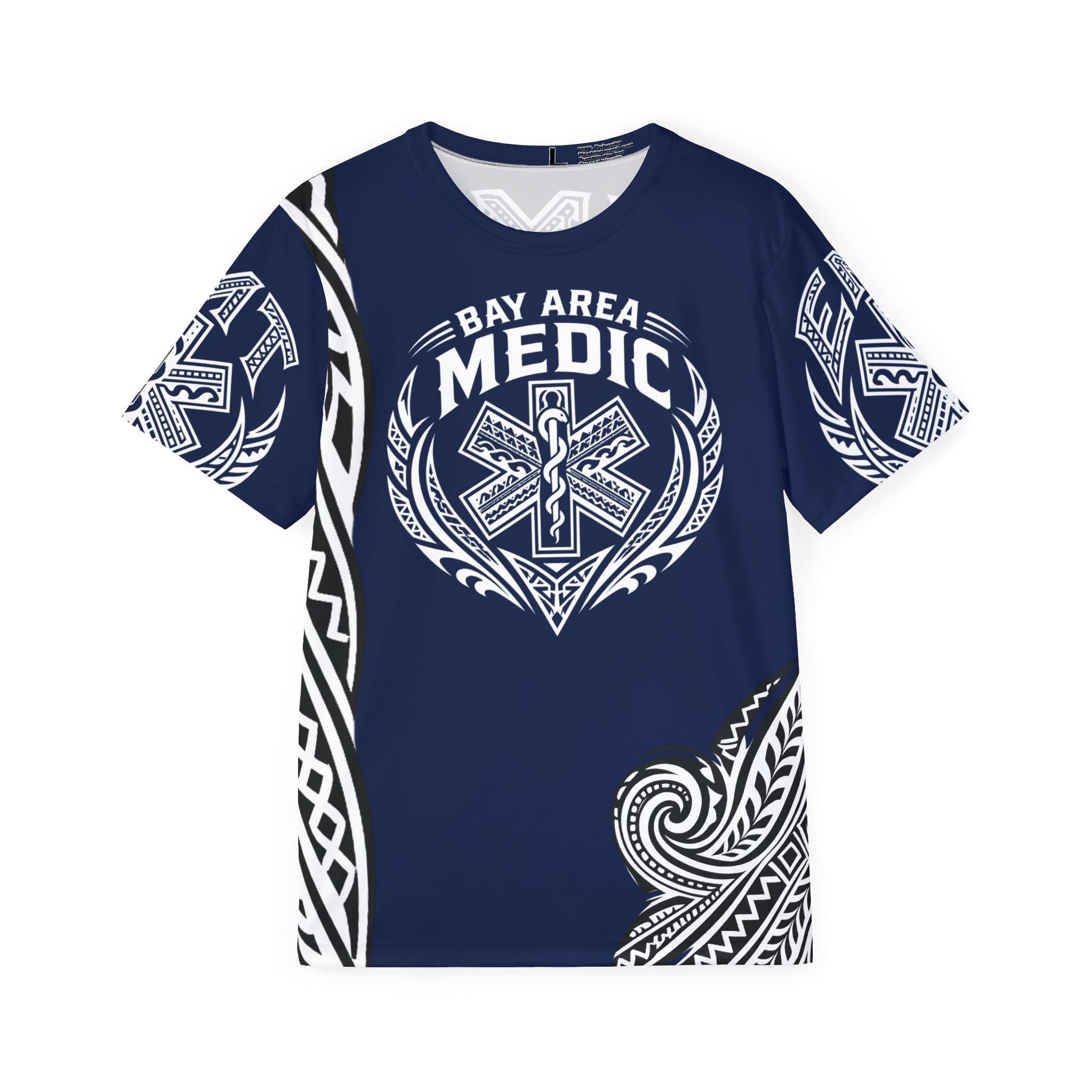 Bay Area Medic EMT Tribal Sport Jersey — All-Over-Print EMS Tee