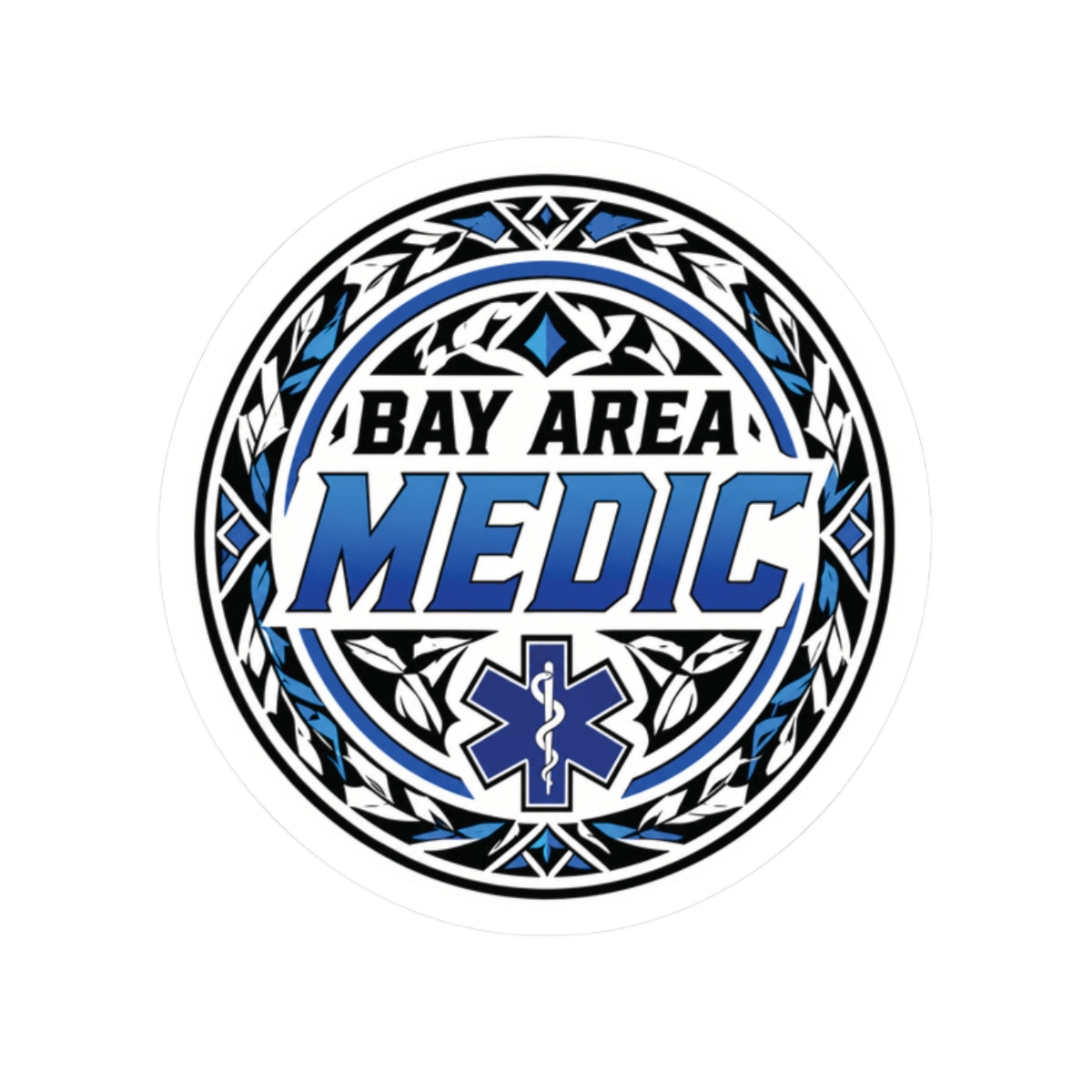 Bay Area Medic Kiss-Cut Sticker — EMS Star of Life Emergency Responder Decal