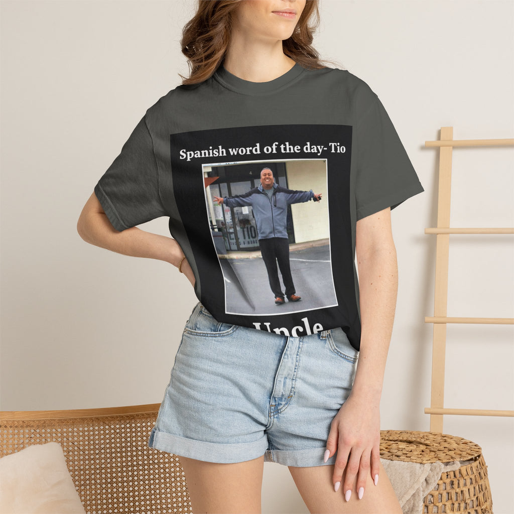 Uncle T-Shirt — 'Spanish word of the day - Tio' Funny Family Tee