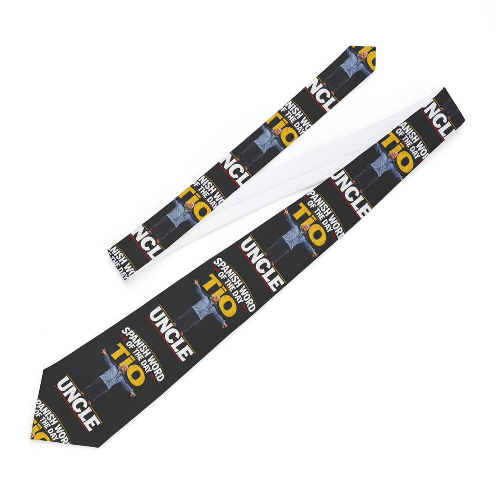 Uncle Tio Novelty Necktie — 'TIO' Bilingual Gift Tie for Fathers & Fun-Loving Uncles
