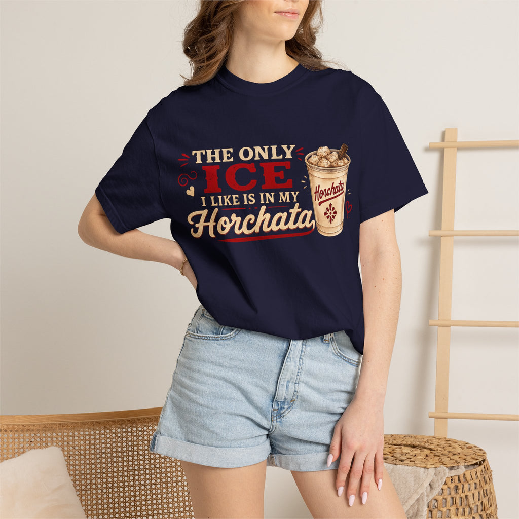 Horchata & El Tio Loco Graphic T-Shirt - Funny Spicy Chili Tee