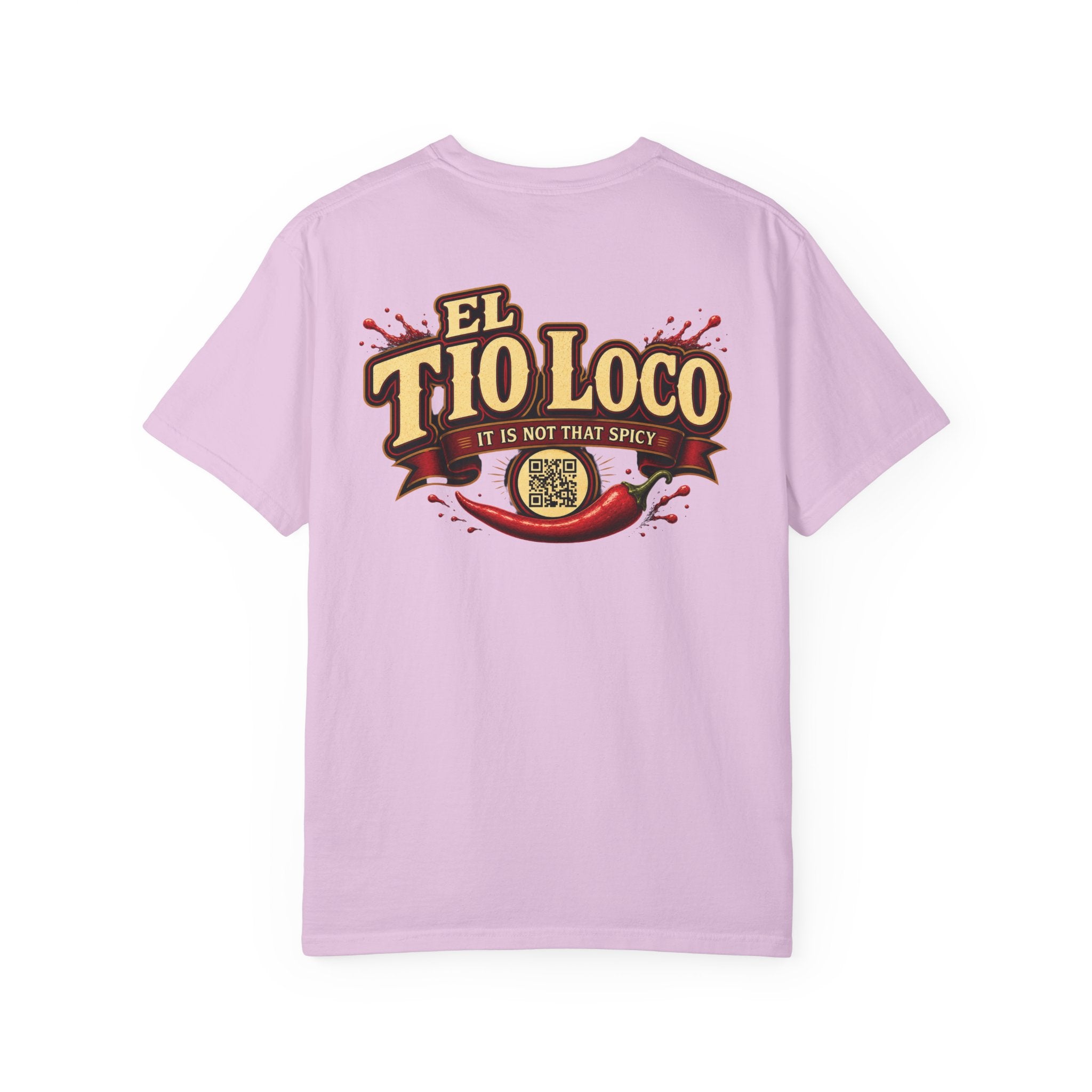 Hot Sauce T-Shirt — “El Tio Loco” Mexican Syrup Bottle Graphic Tee