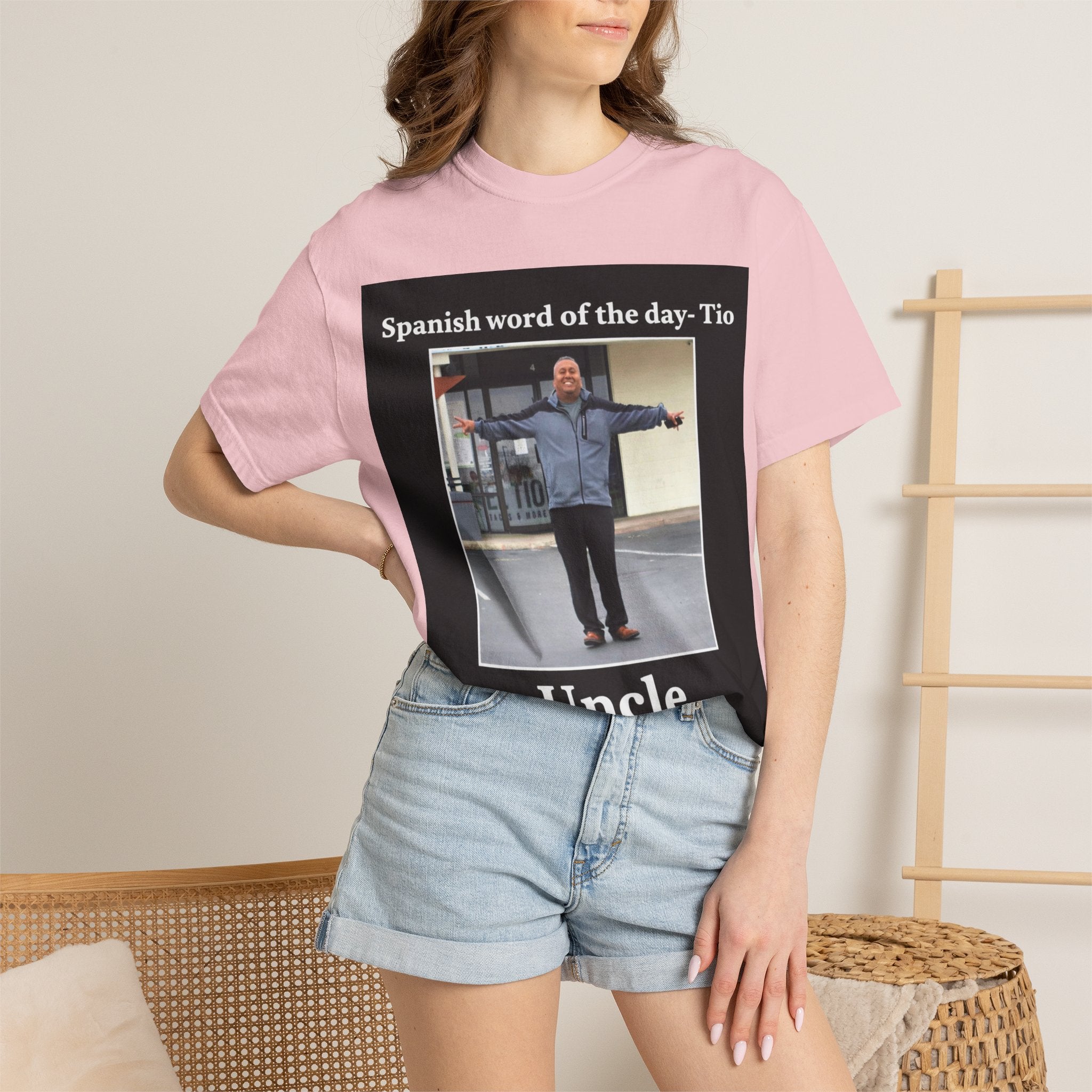 Uncle T-Shirt — 'Spanish word of the day - Tio' Funny Family Tee