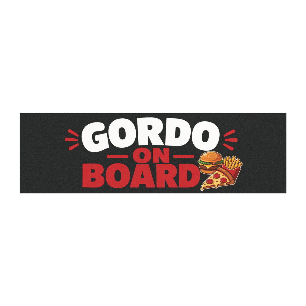 Gordo On Board Car Magnet — Funny Foodie Baby/Family Bumper Sticker