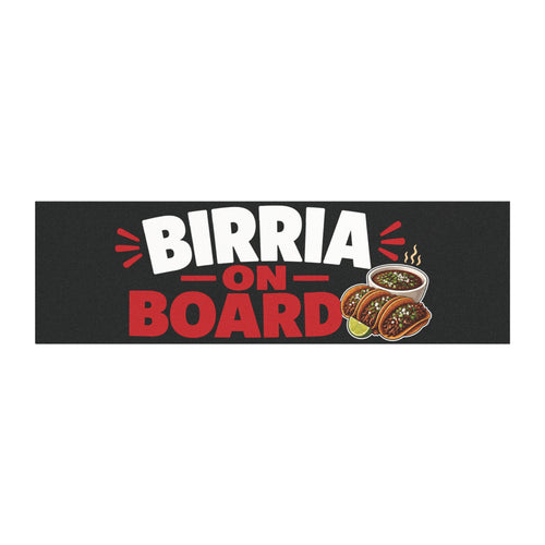 Birria On Board Car Magnet – Funny Taco Foodie Vehicle Sign